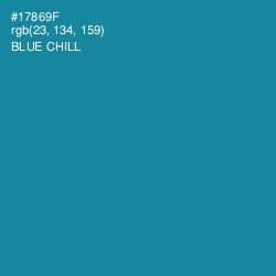 #17869F - Blue Chill Color Image